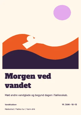 Morgen ved vandet