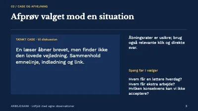 Side 3 af Et nyhedsbrev med retning