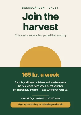 Farm shop — join the harvest