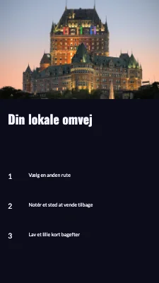 Side 2 af Din lokale omvej · Kontaktark ved midnat