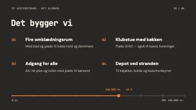 Side 3 af Indsamling — nyt klubhus til idrætsforening