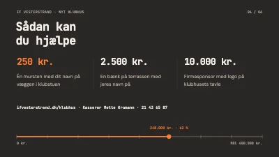 Side 6 af Indsamling — nyt klubhus til idrætsforening