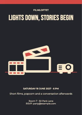 Lights down, stories begin
