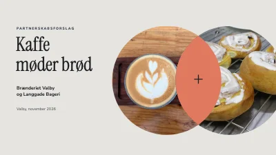 Partnerskabsforslag — kaffe og bageri