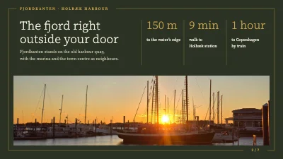 Page 2 of Property presentation — new build by the fjord