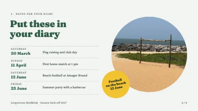 Page 6 of Football club — season kick-off