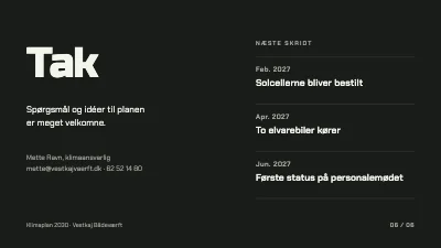 Side 6 af Klimaplan for virksomhed — minimal