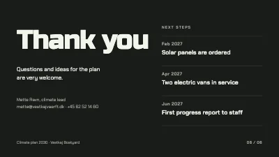 Page 6 of Company climate plan — minimal