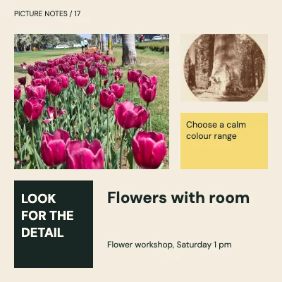 Flowers with room · Modular journal