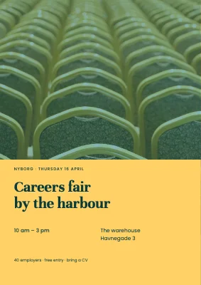 Careers fair by the harbour — Nyborg