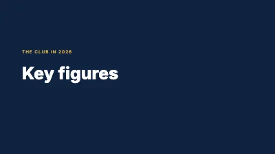 Key figures for the club