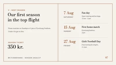 Page 7 of Football club season — sponsors’ evening