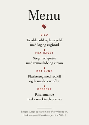 Side 2 af Julefrokost — klassisk bogtryk