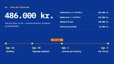 Side 5 af Salgspræsentation — kontorindretning
