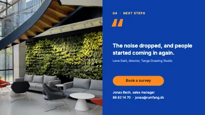Page 6 of Sales presentation — office interiors