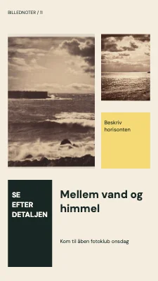Mellem vand og himmel · Modulær journal
