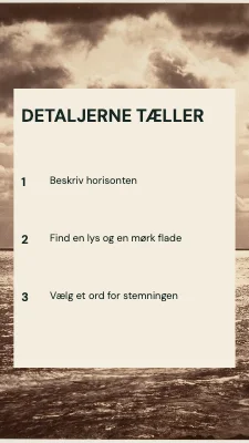Side 2 af Mellem vand og himmel · Modulær journal