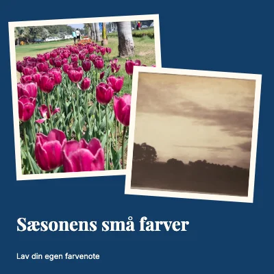 Sæsonens små farver · To print