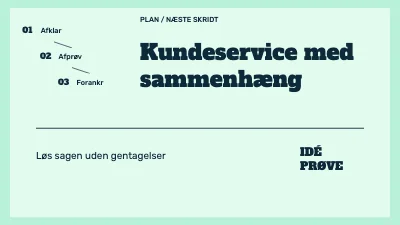 Kundeservice med sammenhæng