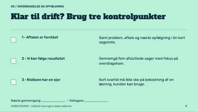 Side 4 af Kundeservice med sammenhæng