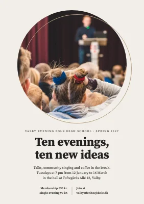 Evening folk high school — membership