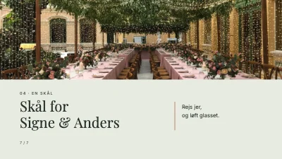 Side 7 af Bryllupstale med billeder