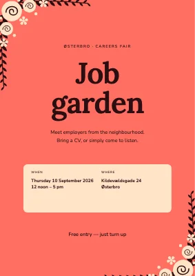 Job garden in Østerbro