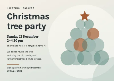 Christmas tree party — tree of light