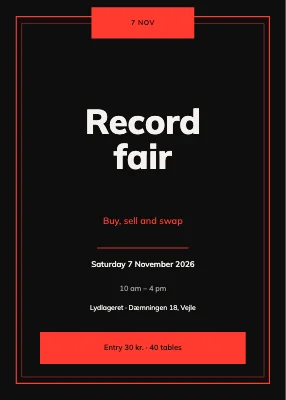 Record fair in Vejle