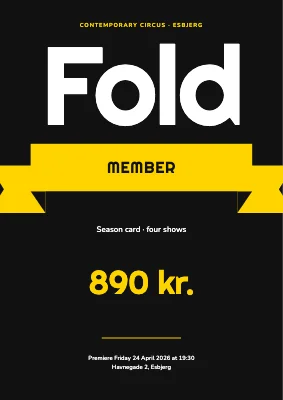 Season card — Kompagniet Fold, Esbjerg