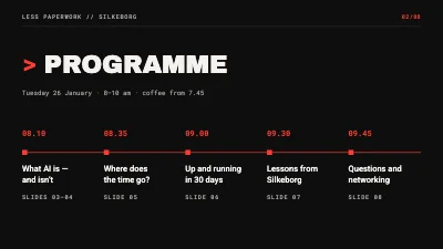 Page 2 of Less paperwork — AI workshop for businesses
