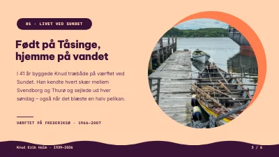 Side 3 af Mindeord — skipper fra Svendborg