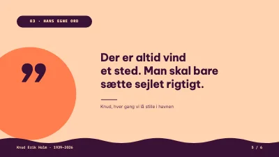 Side 5 af Mindeord — skipper fra Svendborg