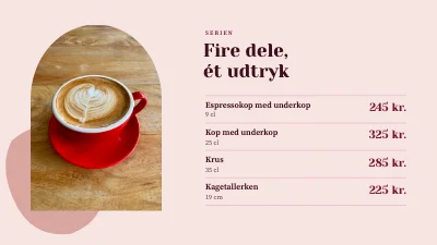 Side 3 af Produktlancering — ny kopserie