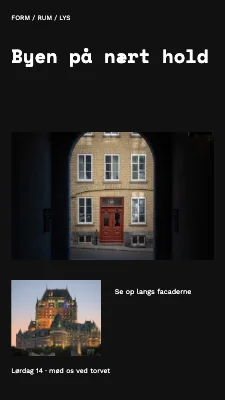 Byen på nært hold · Arkitekturindeks