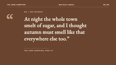 Page 5 of Book launch — new novel