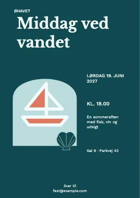 Middag ved vandet