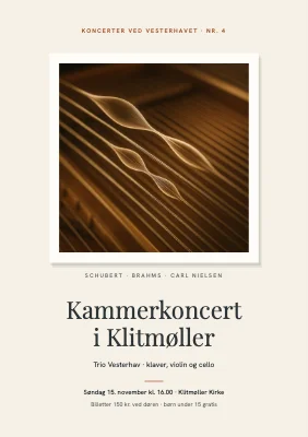 Kammerkoncert — klavertrio