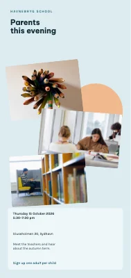 Parents’ evening — Havnebryg School