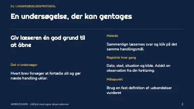 Side 2 af Et nyhedsbrev med retning