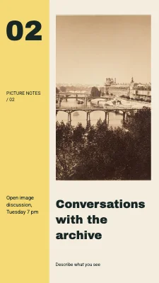 Conversations with the archive · Large index