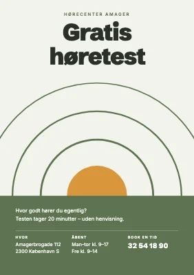 Gratis høretest — hørecenter