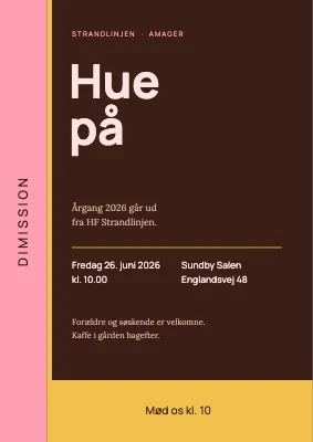 Dimission — hue på, Amager