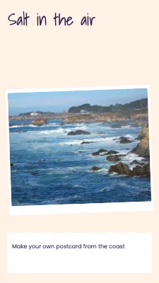 Salt in the air · torn paper journal