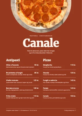 Trattoria — pizza og pasta