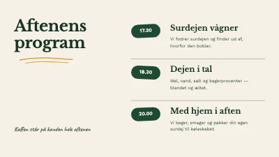 Side 2 af Surdejskursus — aftenkursus