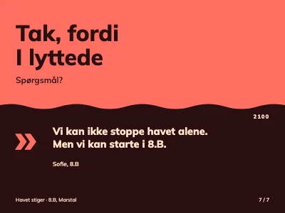 Side 7 af Skolefremlæggelse — klima og havet