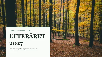 Forlagets efterårsprogram