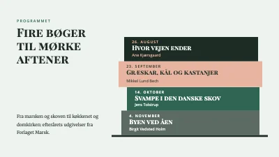 Side 2 af Forlagets efterårsprogram