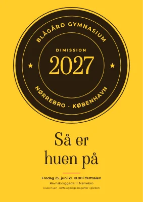 Dimission med segl — plakat